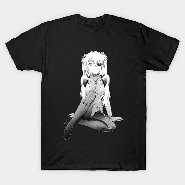 Asuka Sitting T-Shirt by KokoroPopShop